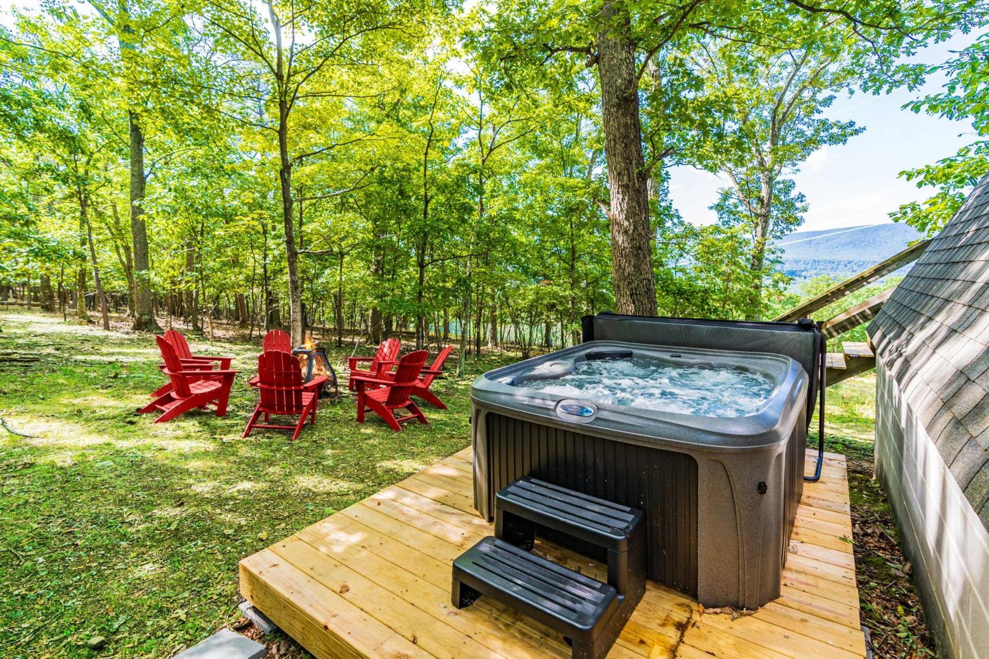 Great Views! A-Frame W Hot Tub, Grill & Fire Pit Villa Morton Grove Exteriör bild